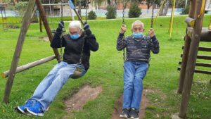 Hogar geriátrico en el barrio Batán, al norte de Bogotá