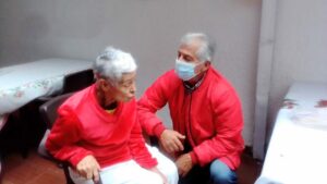 Hogar geriátrico en el barrio Batán, al norte de Bogotá