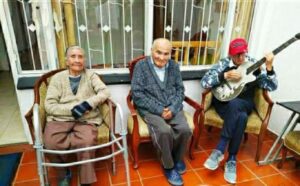 Hogar geriátrico en el barrio Batán, al norte de Bogotá