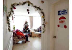 Hogar geriátrico en el barrio Batán, al norte de Bogotá