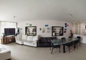 Zonas comunes en un hogar geriátrico